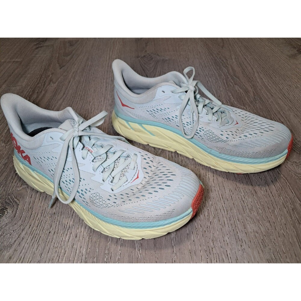 Hoka One One W Clifton 7 Running Shoe Women Size 9.5 See Description (Beaters)